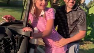 Gabbie Carter fucked on a golf course