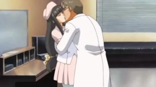 Sexy nurse fucked by the medic whereas being snooped on by a pervert – Anime porn