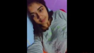 Teenager Desi India has excellent pure tits